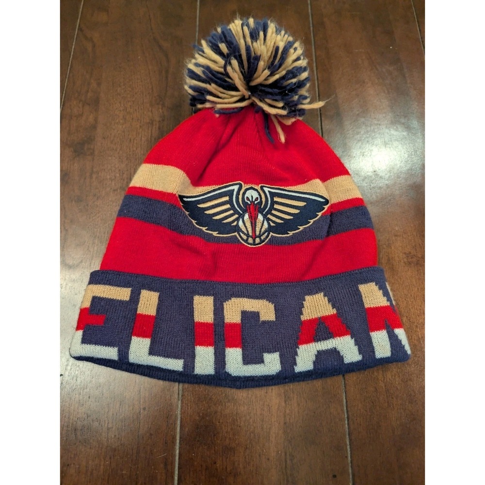 Mitchell And Ness New Orleans‎ Pelicans Beanie One Size Fits Most